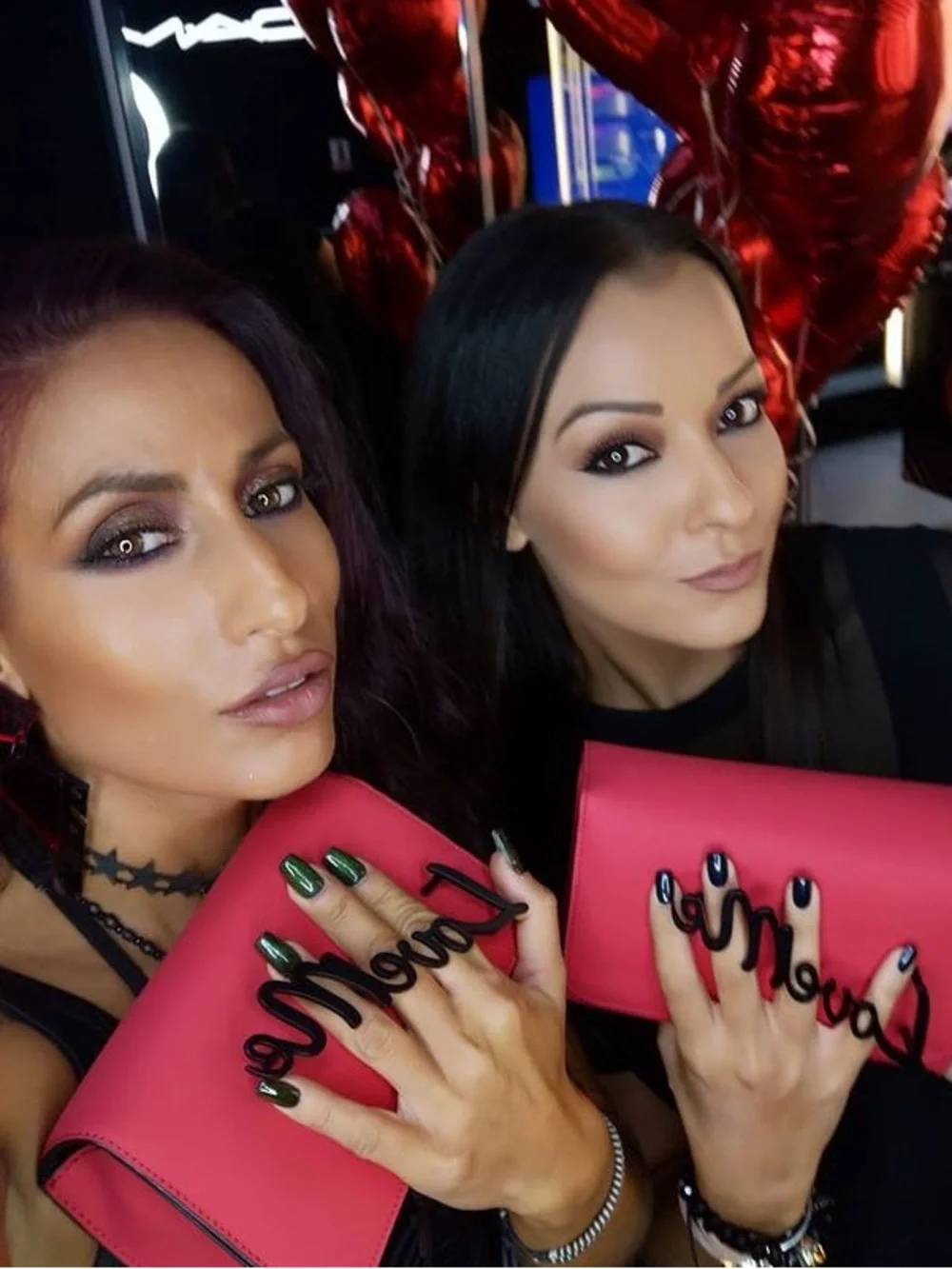 MAC Cosmetics Red 'Love Me' Clutch